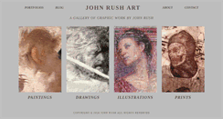 Desktop Screenshot of johnrushillustration.com